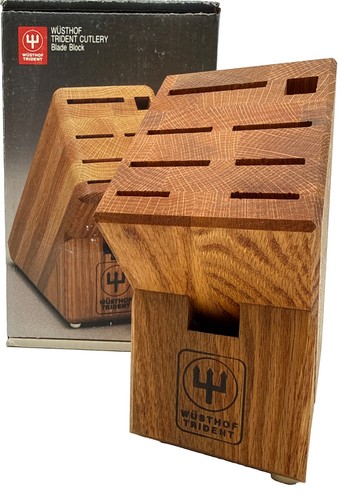 Wusthof knife oak block - oak, 9