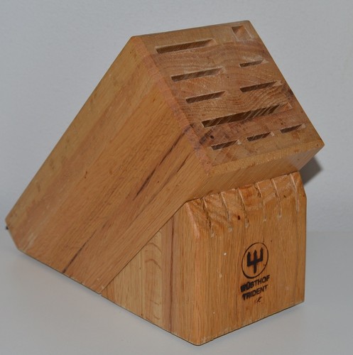 Wusthof wood knife block - knife,