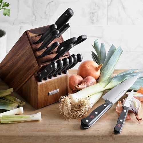 Wüsthof gourmet knife - knife, block